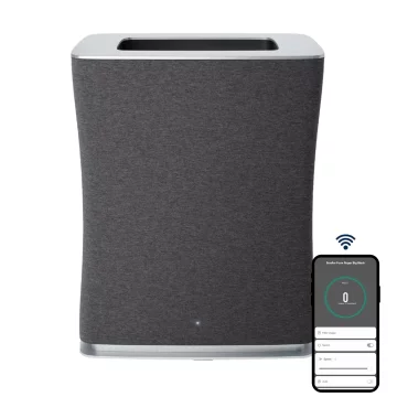 Stadler Form Roger Big Black Air Purifier With Particle And Activated Carbon Filter - Large Room - 62 M²