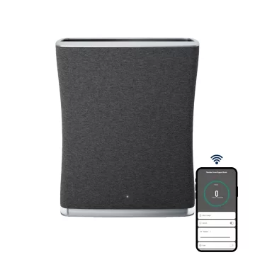 Stadler Form Roger Black Air Purifier With Particle And Activated Carbon Filter - Medium Room - 39 M²