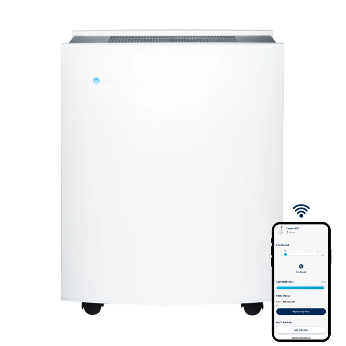 Blueair Classic 605 Smokestop Filter Air Purifier - Extra Large Room - 72 M² main product photo