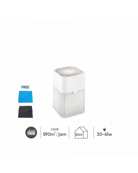 New Blue Pure 221 Particle and Carbon Filter Free Cover Blue & Black