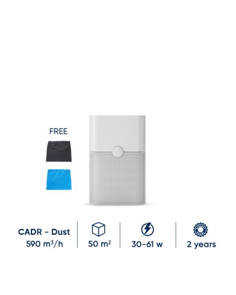 Blue Pure 221 Particle and Carbon Filter Free Cover Blue & Black