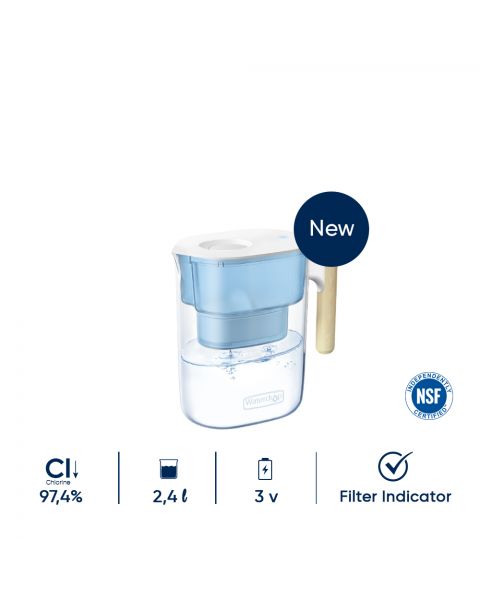 Waterdrop Chubby Water Pitcher (Jug Filter Air Minum) - Blue