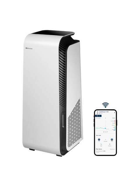 Blueair HealthProtect™ 7470i Air Purifier With Particle + Active Carbon Filter + RFID Chip - Medium Room - 38 M²