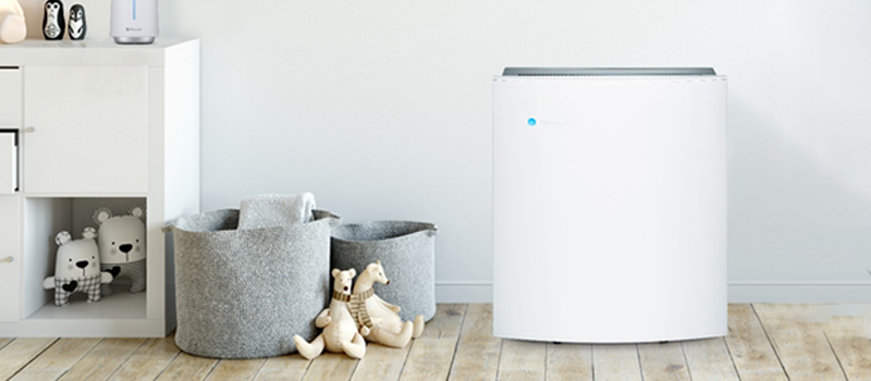 kamar anak yang menggunakan air purifier