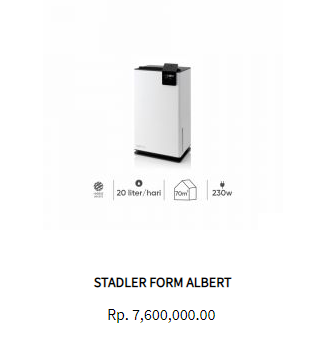 stadler form albert dehumidifier