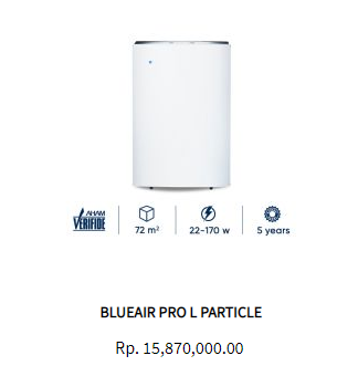 Blueair Air Purifier Pro L Particle