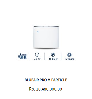 Blueair Air Purifier Pro M Particle