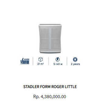 Stadler Form Air Purifier Roger Little